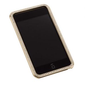  Metal frame housing iPhone 3G/3GS Swarovski Gold /54/